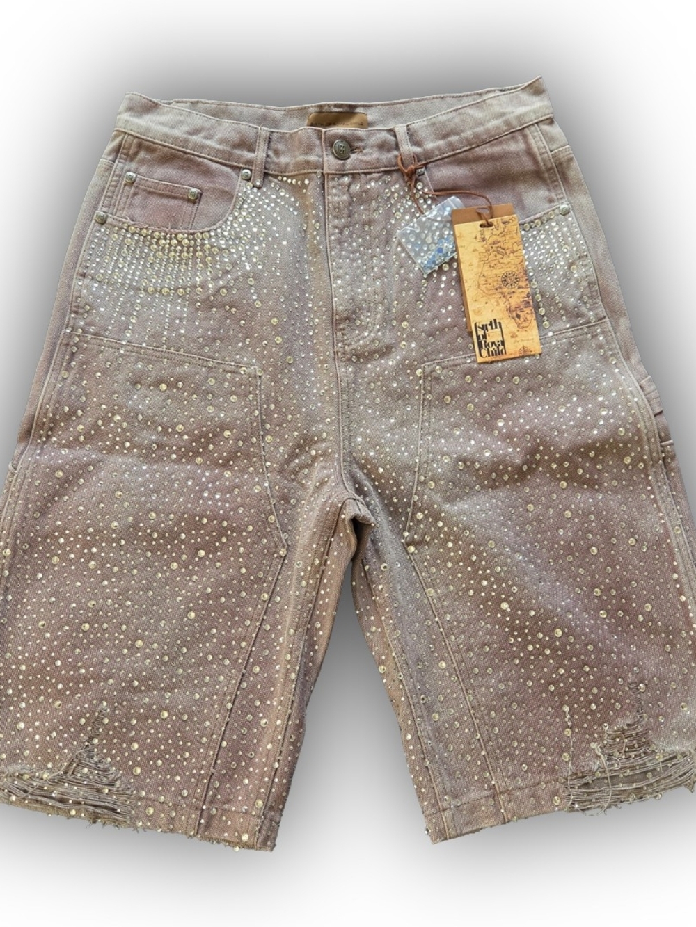 Birth of Royal Child 20k Diamond Jorts Size Medium
